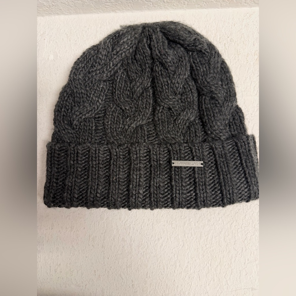 Michael Kors Charcoal Knit Women's beenie